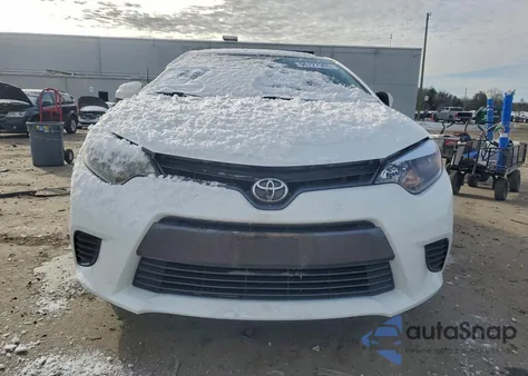2016 Toyota Corolla L z USA, uszkodzony, nr VIN 2T1BURHE6GC544553